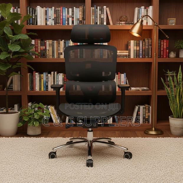 Mesh Swivel Orthopedic Seat With Footrest - thumbnail 9