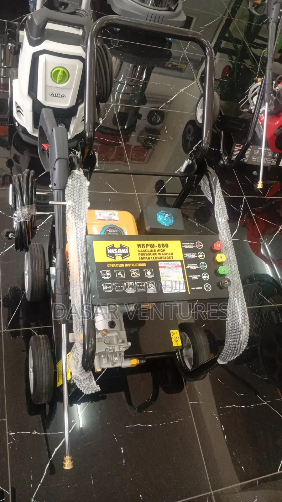 Hisaki Petrol Pressure Washer 8.5hp