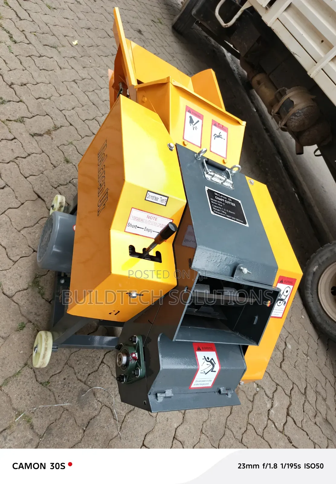 High-Capacity Chaff Cutter
