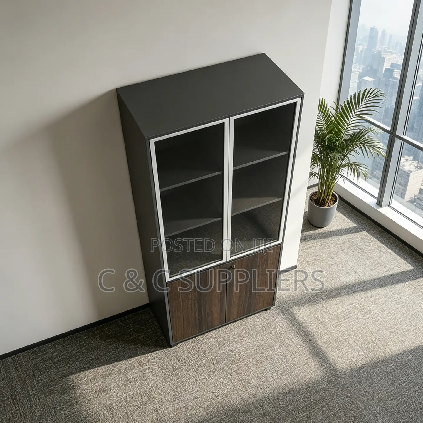 Wooden Executive Storage Cabinet