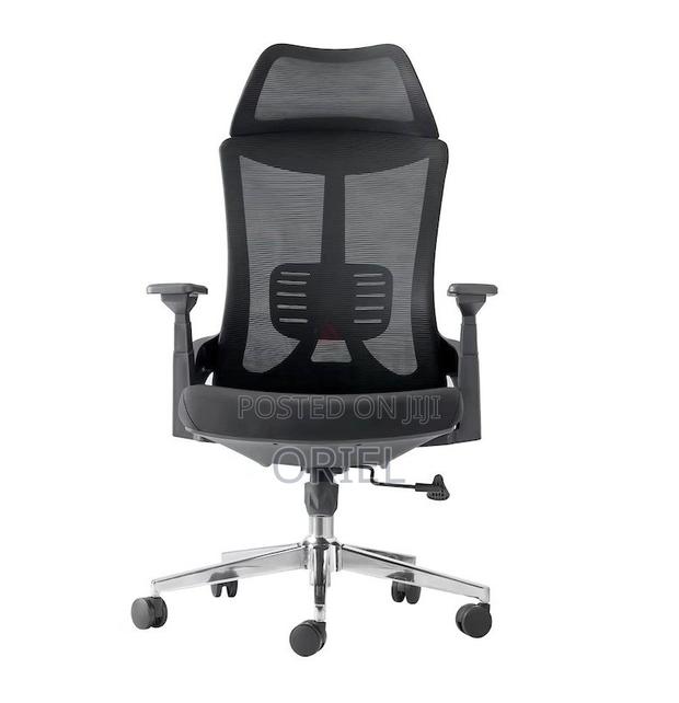 Office Chair : High-Back Orthopedic Swivel Office Chair - thumbnail 3