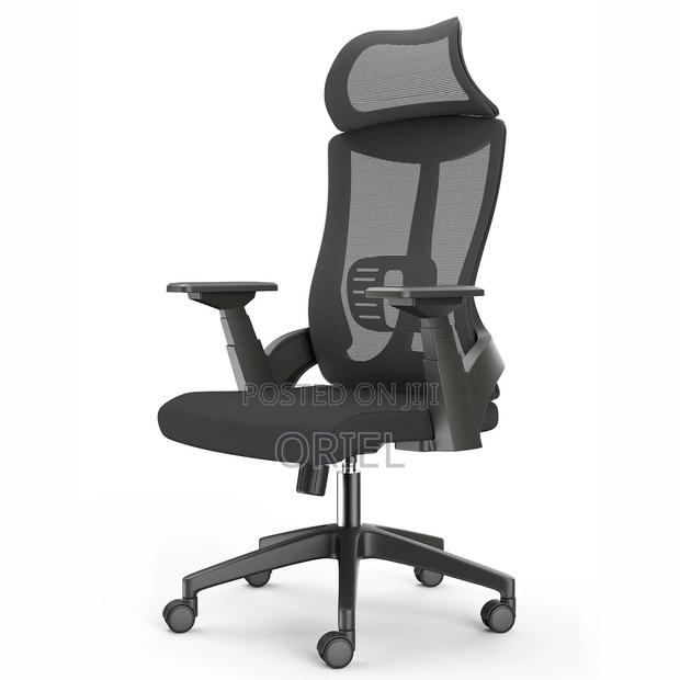 Office Chair : High-Back Orthopedic Swivel Office Chair - thumbnail 5