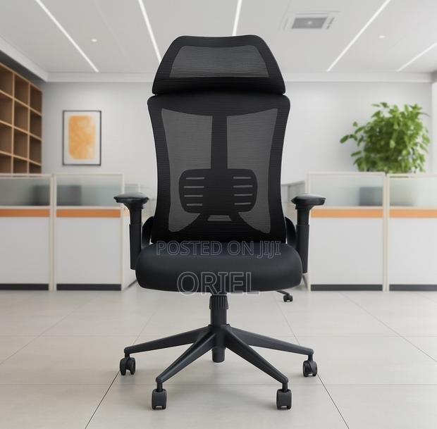 Office Chair : High-Back Orthopedic Swivel Office Chair - thumbnail 6