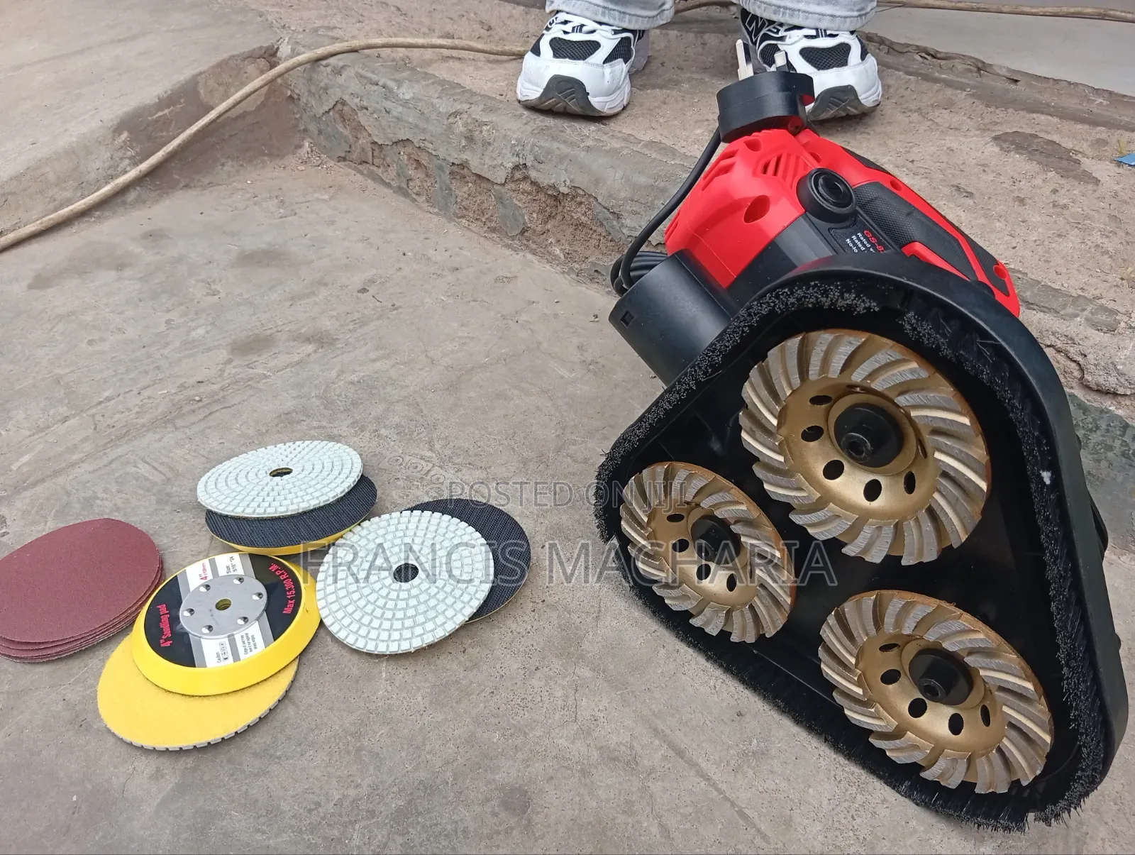 Electric Hand Floor Grinder