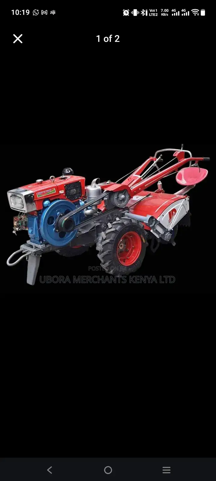 Two Wheel Hand Walking Tractor 16hp