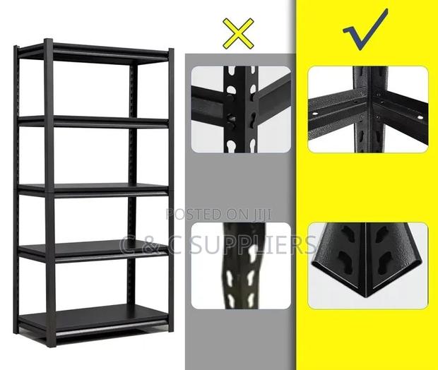 Metallic Adjustable Shelving Rack-5 Tier - thumbnail 9