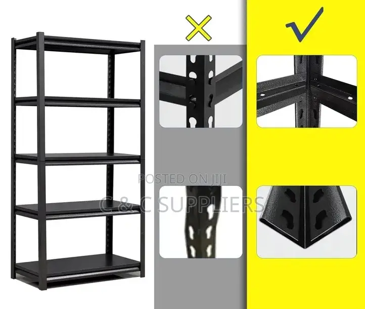 Metallic Adjustable Shelving Rack-5 Tier