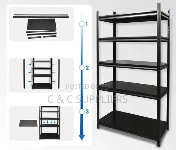 Metallic Adjustable Shelving Rack-5 Tier - thumbnail 10