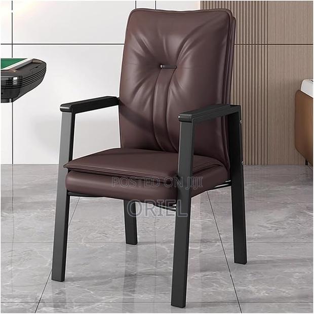 Office Chair : Executive Office Leather Reception Waiting Chair - thumbnail 2