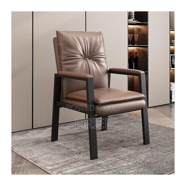 Office Chair : Executive Office Leather Reception Waiting Chair - thumbnail 6