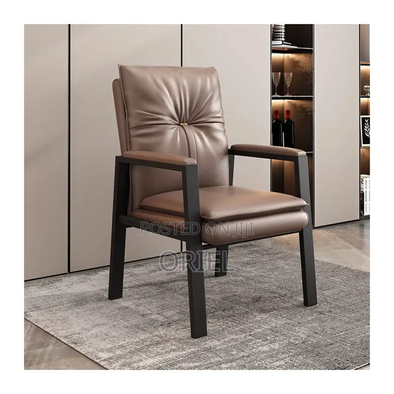 Office Chair : Executive Office Leather Reception Waiting Chair