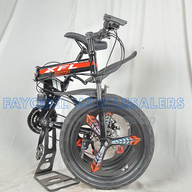 XFL All-Terrain Folding Bike With Mag Wheels