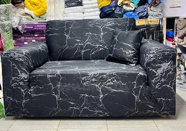 Printed Polycotton Sofa Seat Covers | All Sizes | Stretchable - thumbnail 8