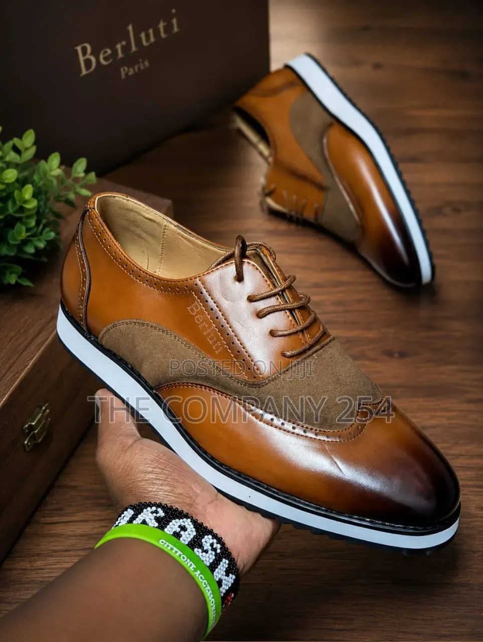 Quality Casual Leather Rubber Laced Shoes Available