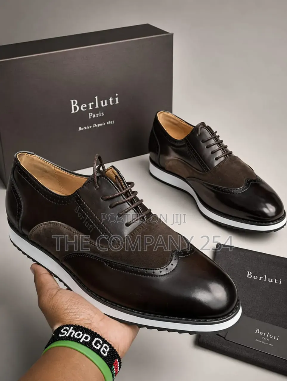 Quality Casual Leather Rubber Laced Shoes Available