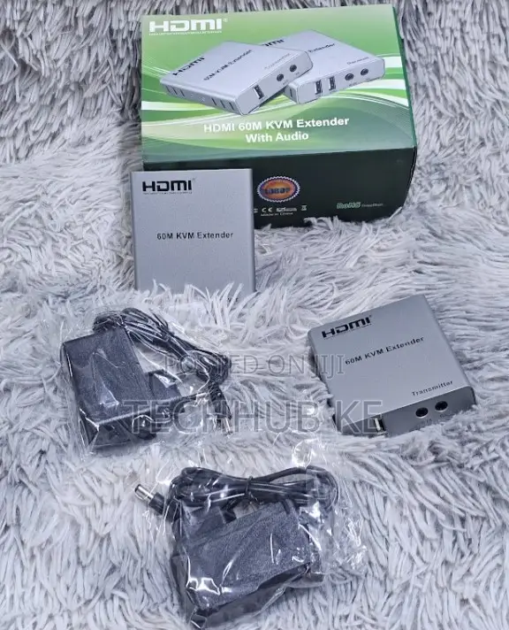 Hdmi 60m KVM Extender With Audio Over Cat 6 KVM Quality 60m