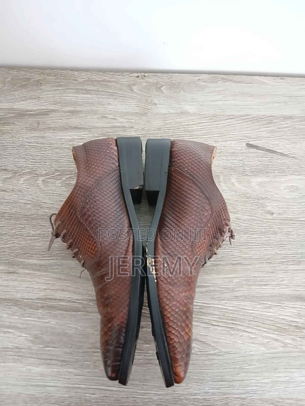 Used "Clarks" Crocodile Skin Loafers
