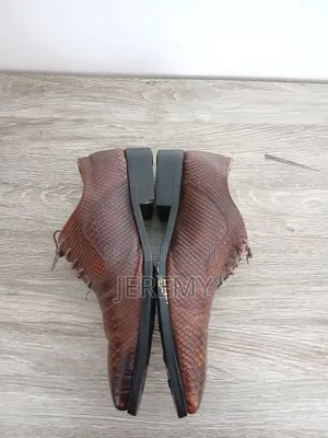 Used "Clarks" Crocodile Skin Loafers