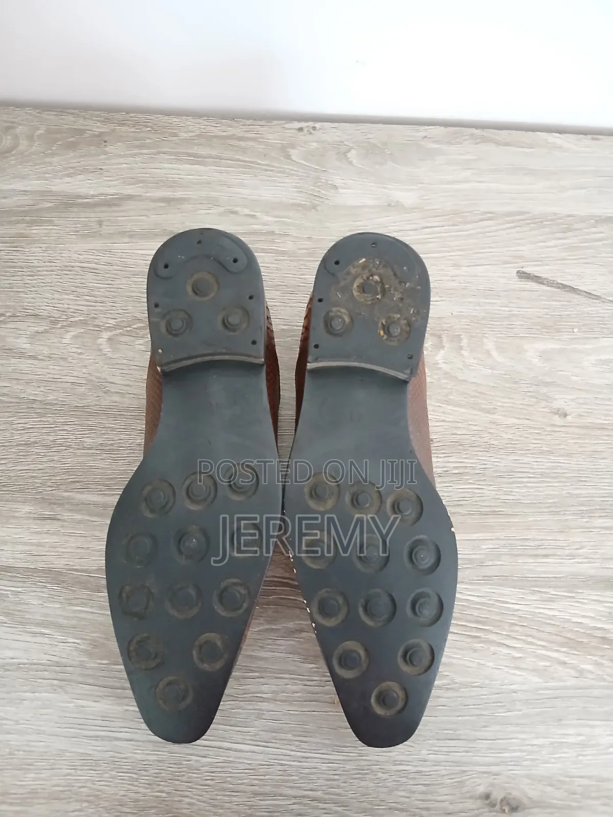 Used "Clarks" Crocodile Skin Loafers