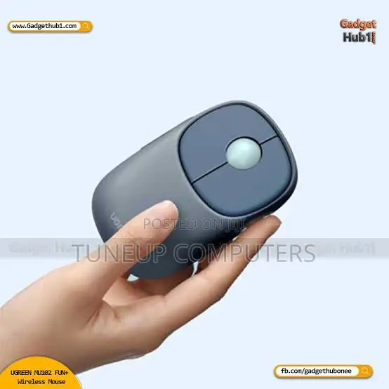 Ugreen Fun+ Wireless Bluetooth Rechargeable Mouse - Blue - Mu102