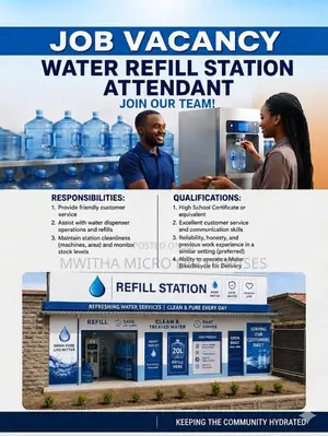 Water Refill Station Attendant