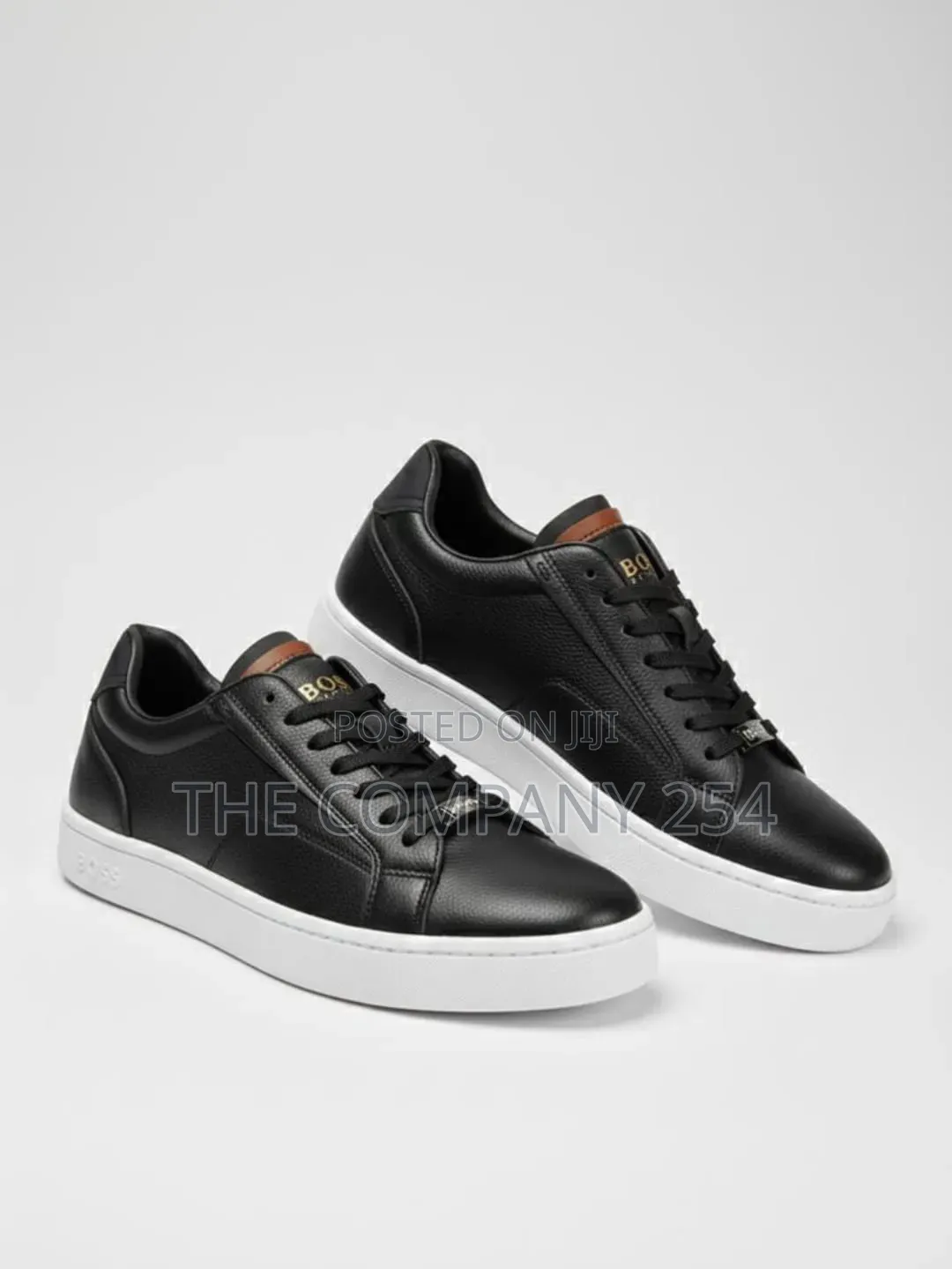 Quality Casual Leather Boss Shoes With Rubber Soles