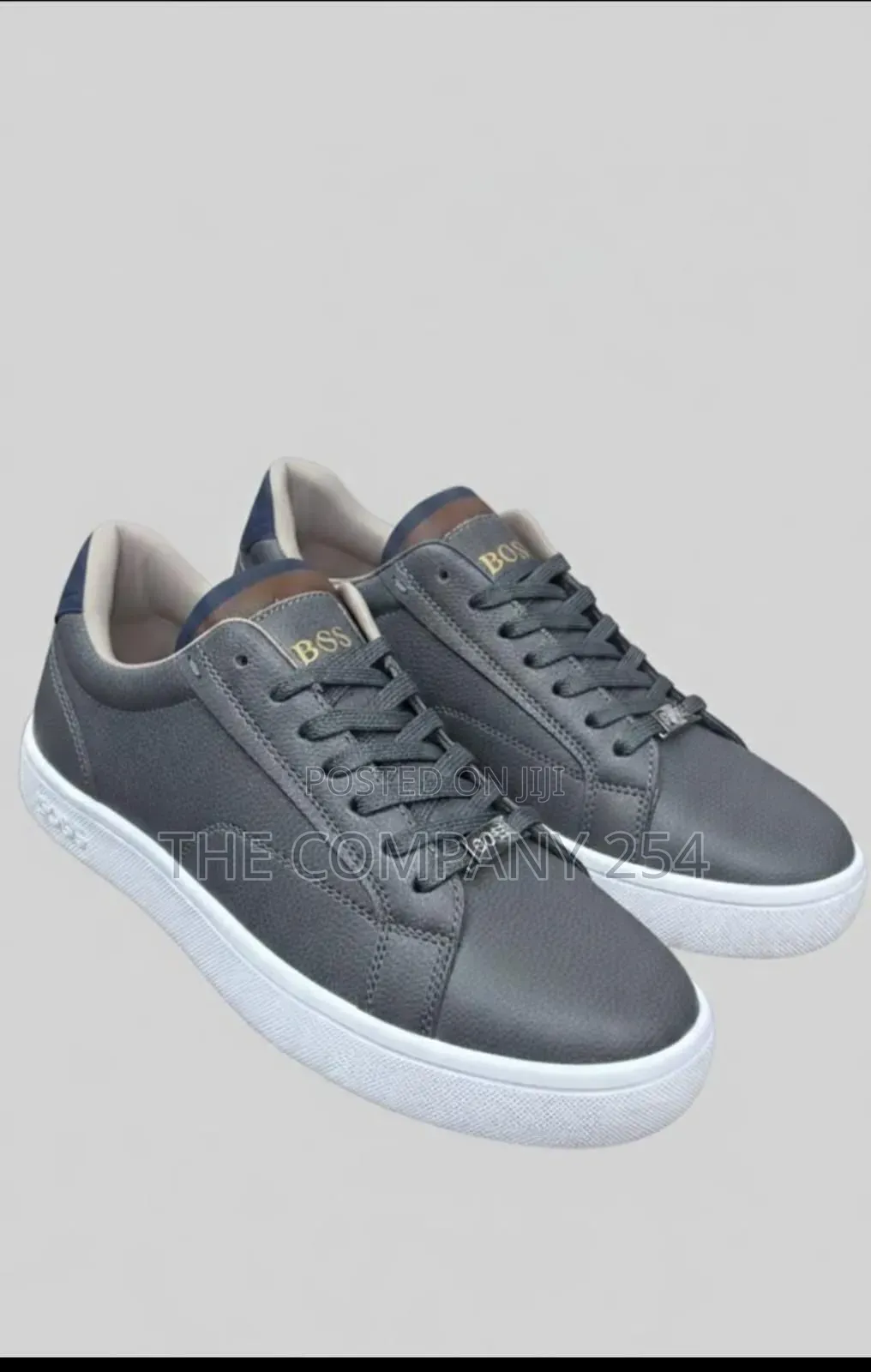 Quality Casual Leather Boss Shoes With Rubber Soles