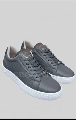 Quality Casual Leather Boss Shoes With Rubber Soles
