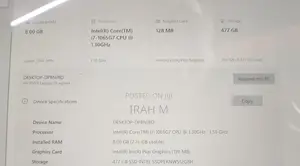 Laptop HP Envy 13 8GB Intel Core i7 SSD 512GB
