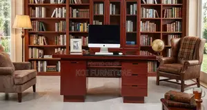 Office Desk; 1.4 Meters Executive Directors Home Office Mahogany Desk
