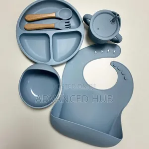 6pc Silicone Baby Feeding Set