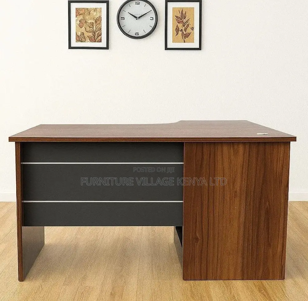 4.59ft L-Shaped Executive Office Desk