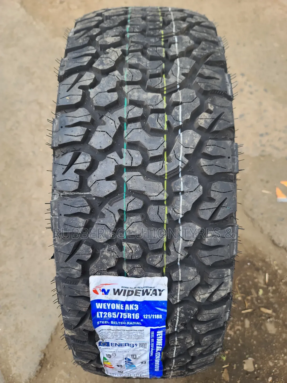 Lt 265 /75 R16 Wideway Tyres Weyone Ak3 All-Terrain