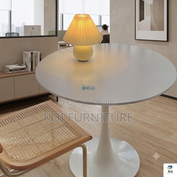 Coffee Table; Round Edge Marble Coffee Table - thumbnail 5