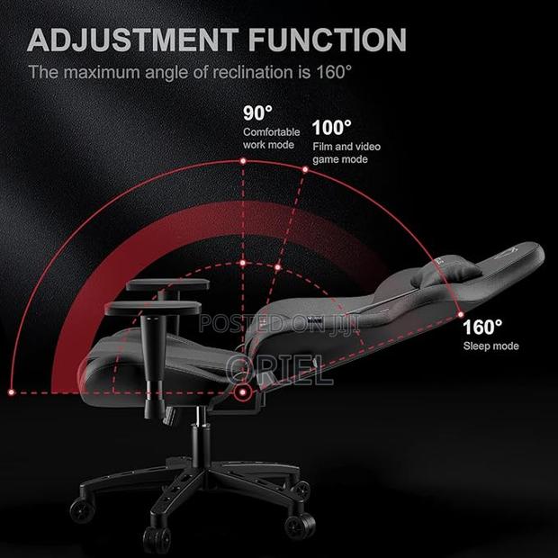 Executive Office Gaming Chair Grey Gaming Chair - thumbnail 6