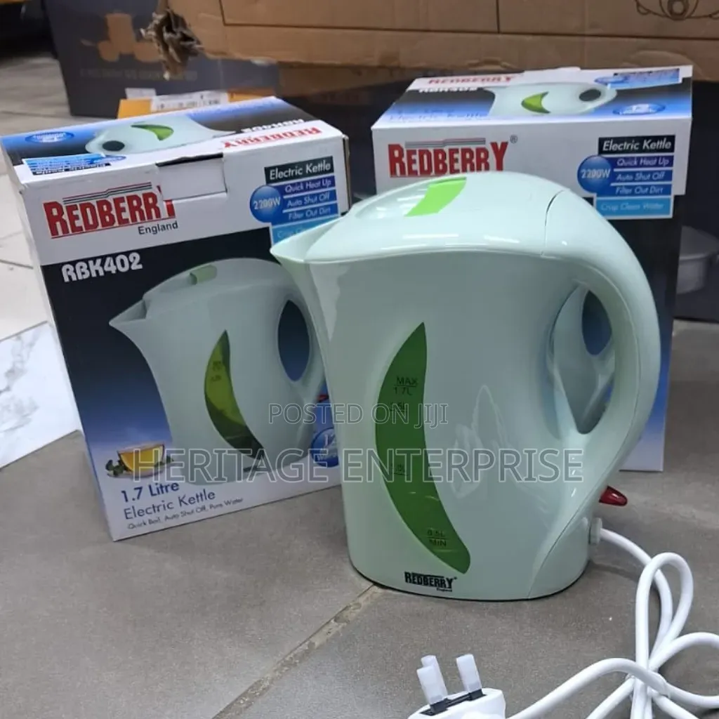 Redberry Water Kettle 
1.7l