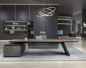 Office Desk : Executive 1800mm L-Shaped Office Desk