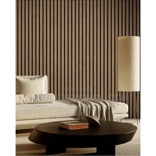 Slatted Fluted Peel-and-Stick Contact Paper