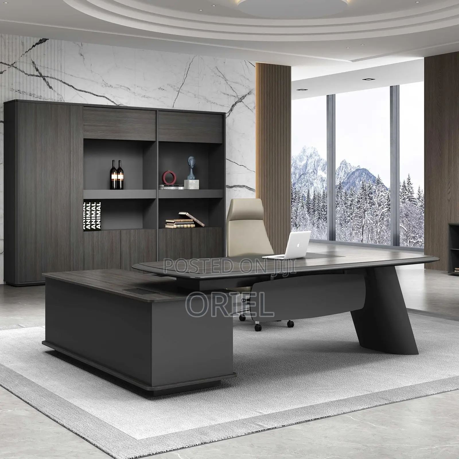 Office Desk : Executive 1800mm L-Shaped Office Desk