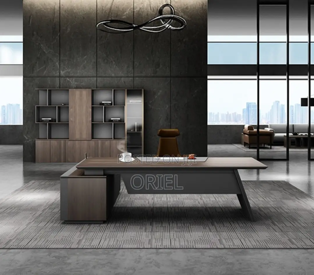 Office Desk : Executive 1800mm L-Shaped Office Desk