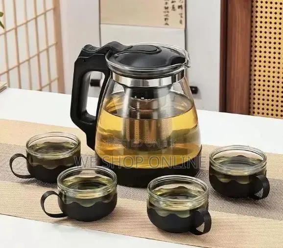 Kettle 1000mls With 4pcs Cups 150mls
