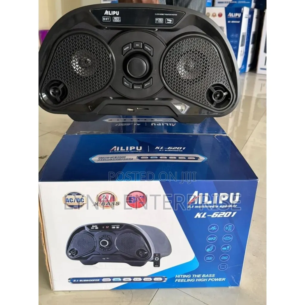 2.1 Ailipu 6201 Bombox With Inbuiltspeaker Homethearte Speaker System