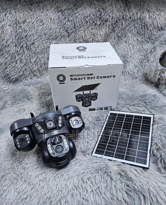 V380 Outdoor 6mp Solar CCTV Security Camera Wifi Night Vision