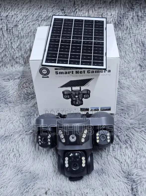 Outdoor Three Lens Wifi Solar Camera PTZ 360° Wireless Solar CCTV Wifi