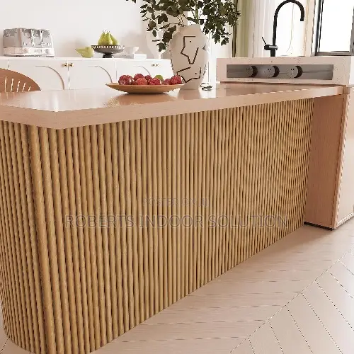 Oak Shade Slatted Wood Effect Adhesive Paper