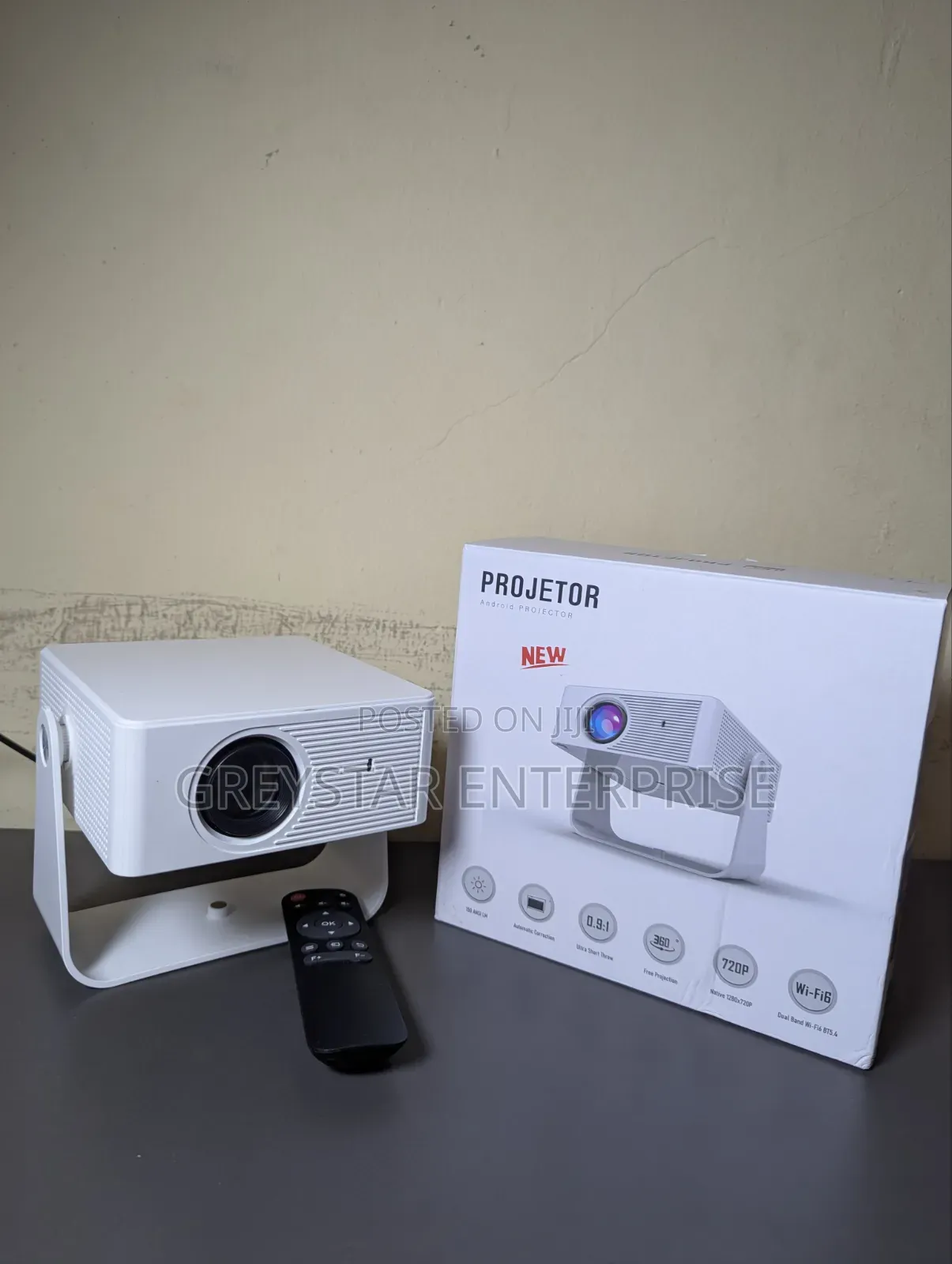 Android Projector X3 Smart Wifi Projectors 1080p Ultra Hd Autofocus