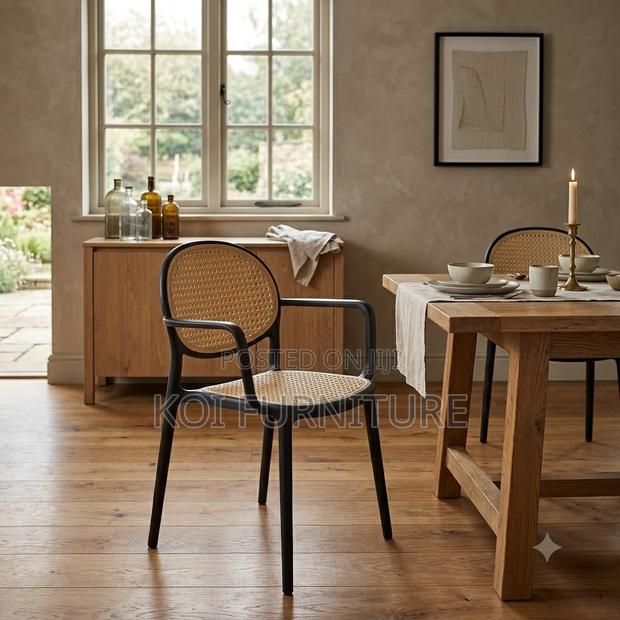 Home Chairs; Rattan Plastic Outdoor Dining Chairs - thumbnail 2