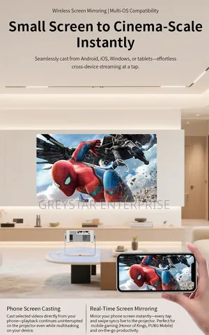 Android Projector X3 Smart Wifi Projectors 1080p Ultra Hd Autofocus