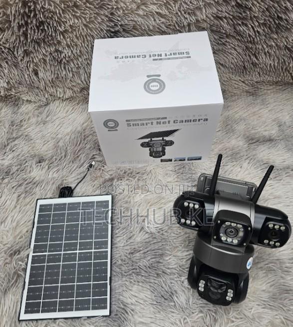 V380 Outdoor 6mp Solar CCTV Security Camera Wifi With Audio