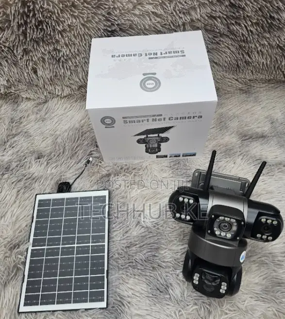 V380 Outdoor 6mp Solar CCTV Security Camera Wifi With Audio